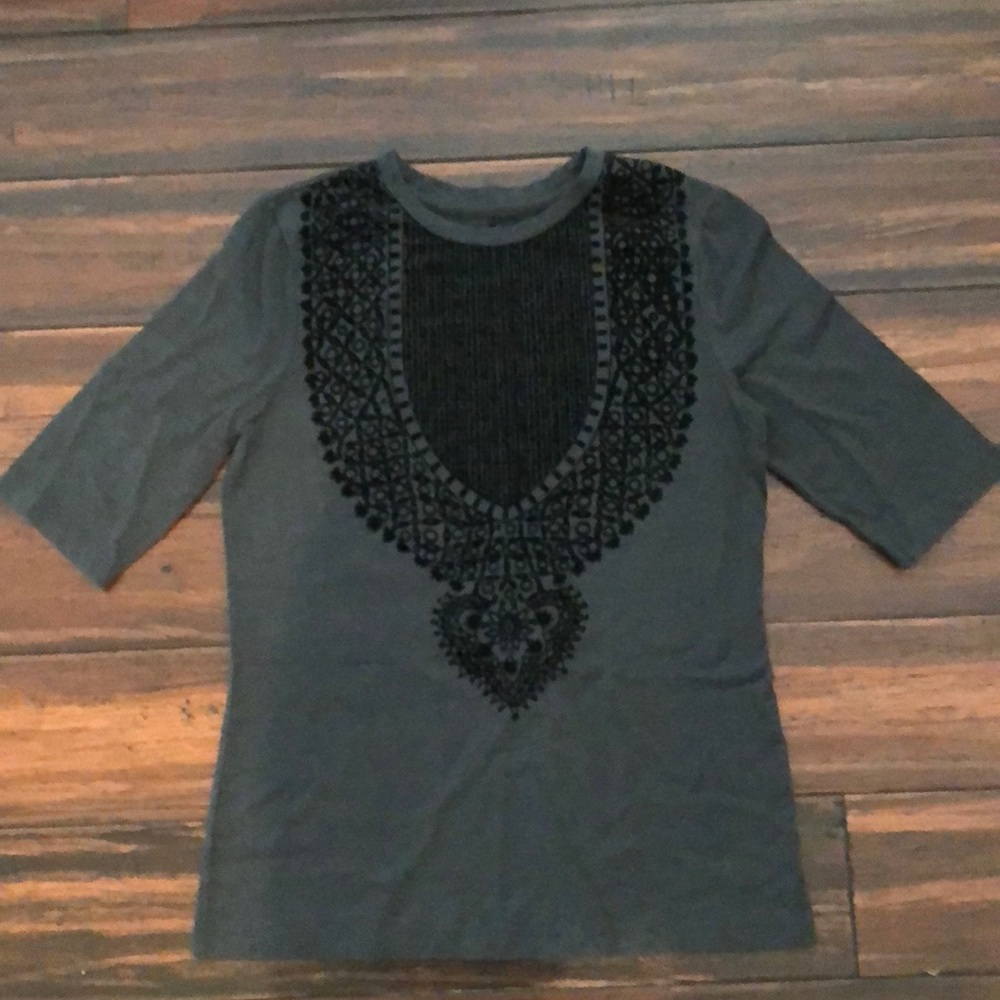 Tory Burch grey T-shirt size small.
